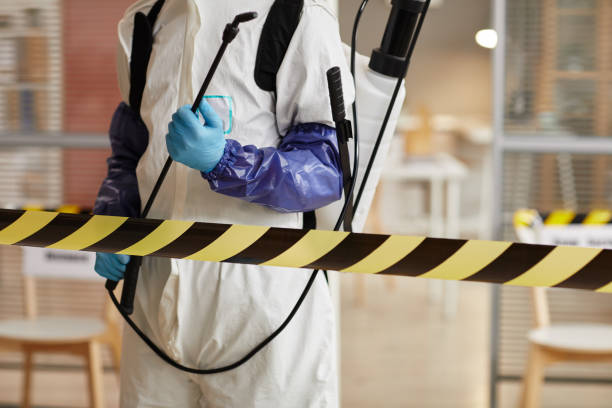 Professional Blood Cleanup technician working in Wells, ME